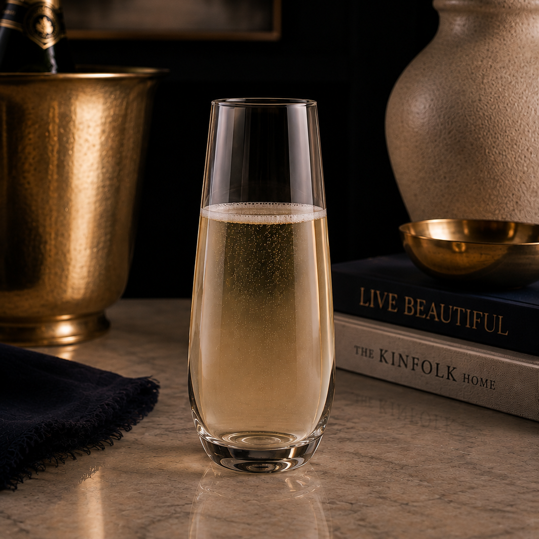 Champagne Flute Stemless - 8.5oz