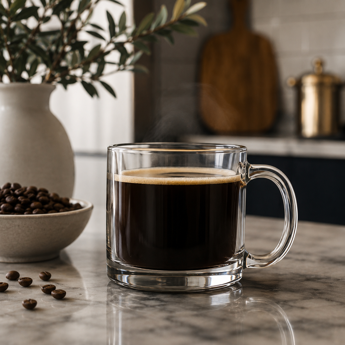 Glass Coffee Mug