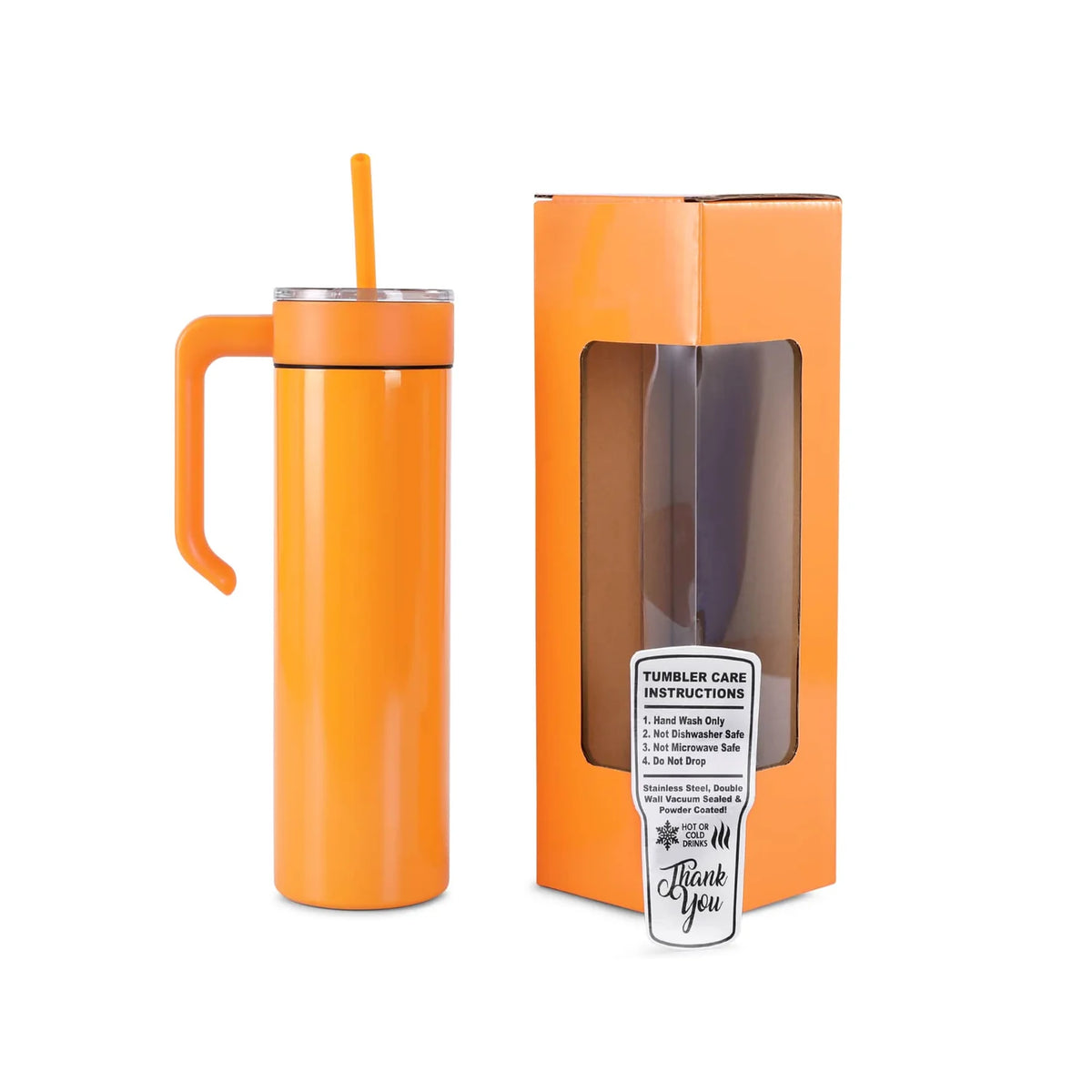 20oz Skinny Tumbler w/Handle