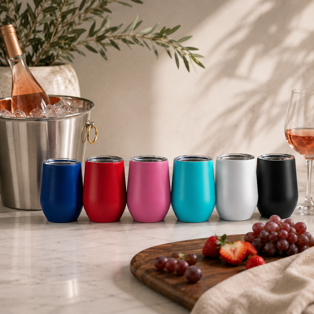 Wine Tumbler w/Lid