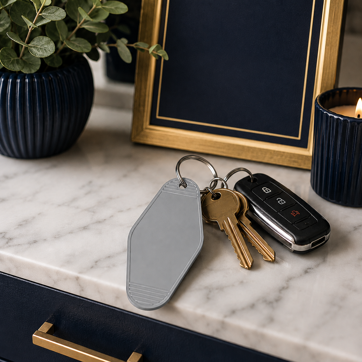 Premium Motel-Style Keychain