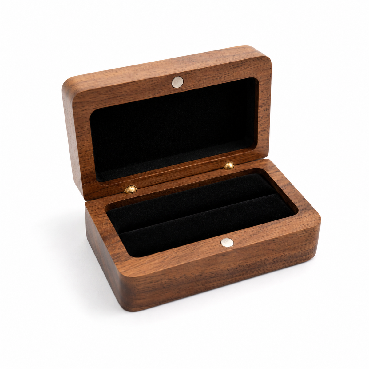 Walnut Dual Ring Box