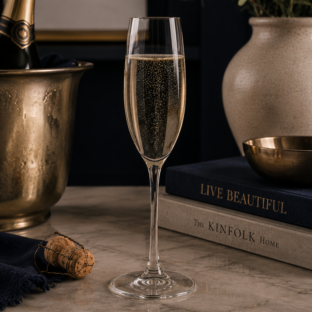 Champagne Flute with Stem - 8oz