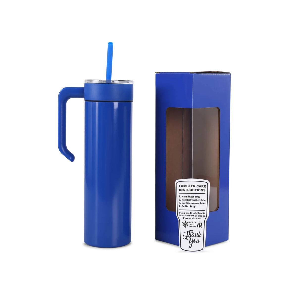20oz Skinny Tumbler w/Handle