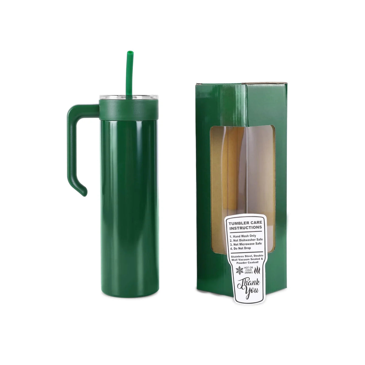 20oz Skinny Tumbler w/Handle