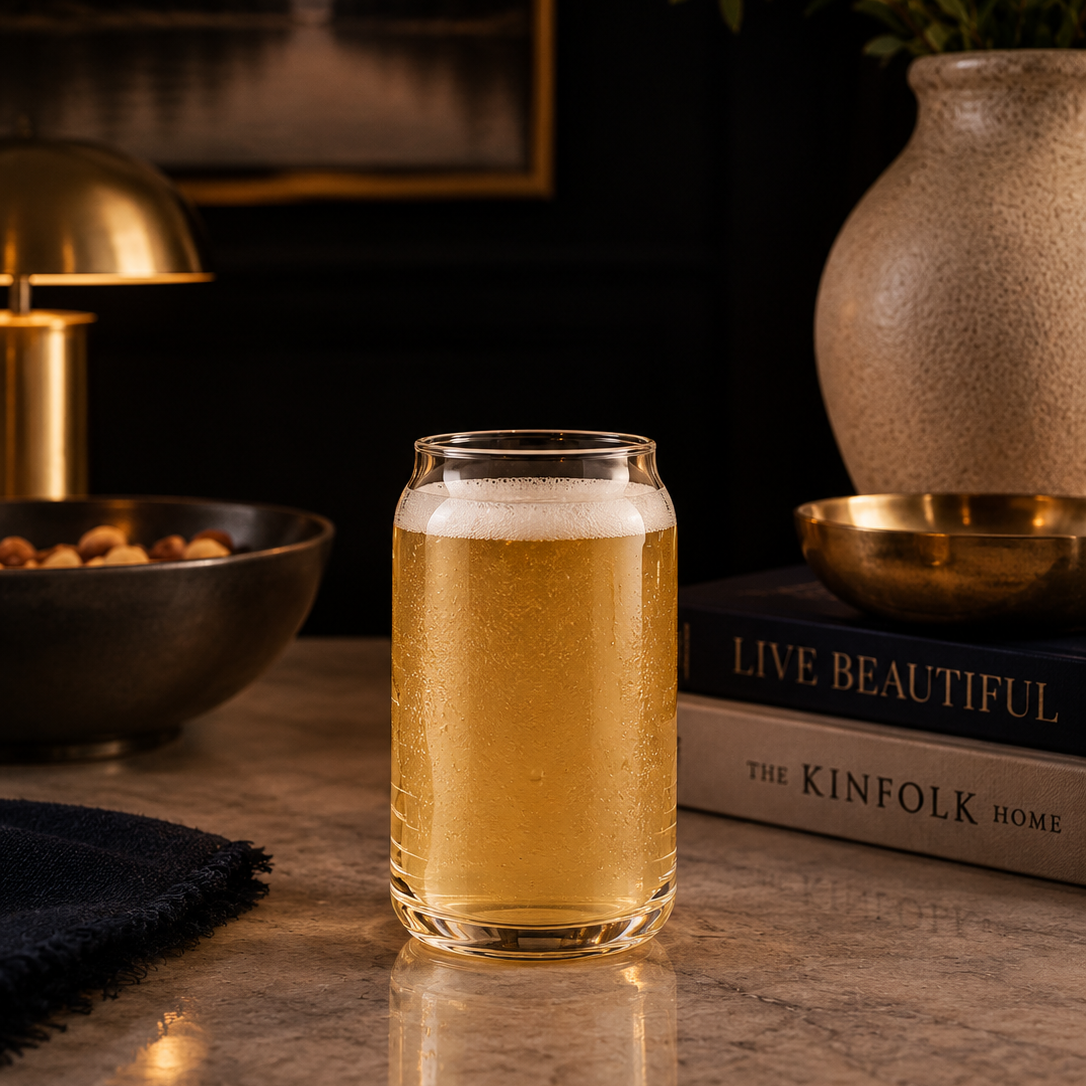 Beer Can Glass - 16 oz