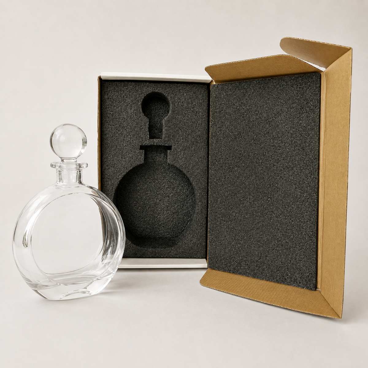 Glass Decanter-Round