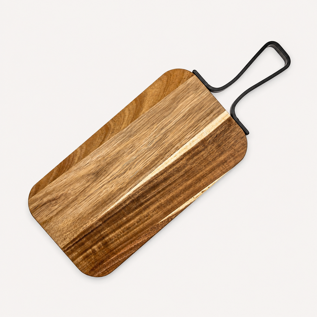 Acacia Board w/ Metal Handle