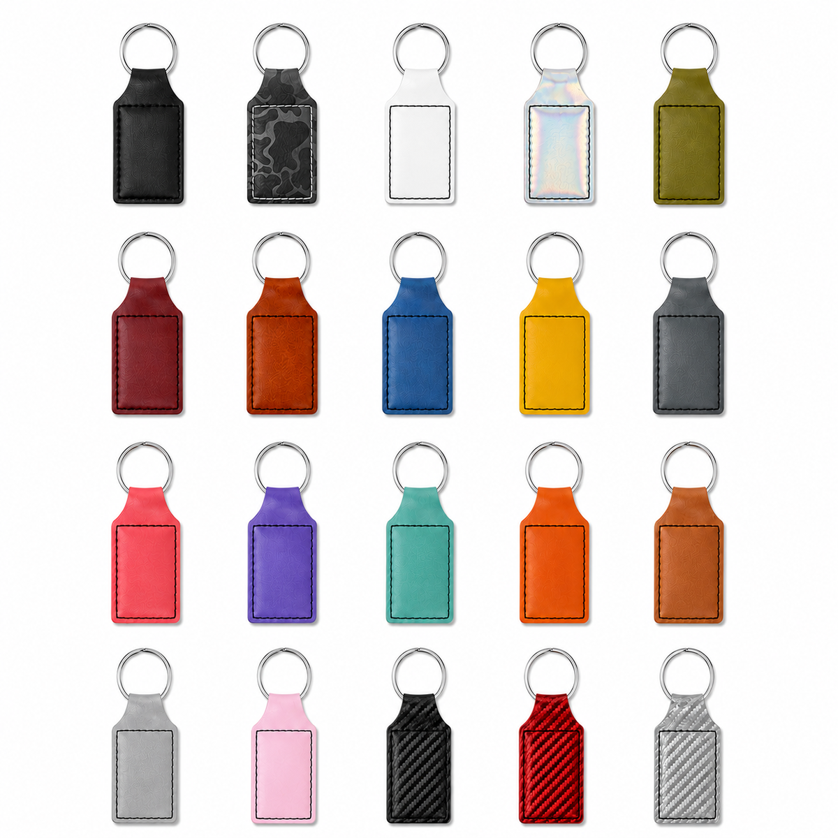 Leatherette Keychain