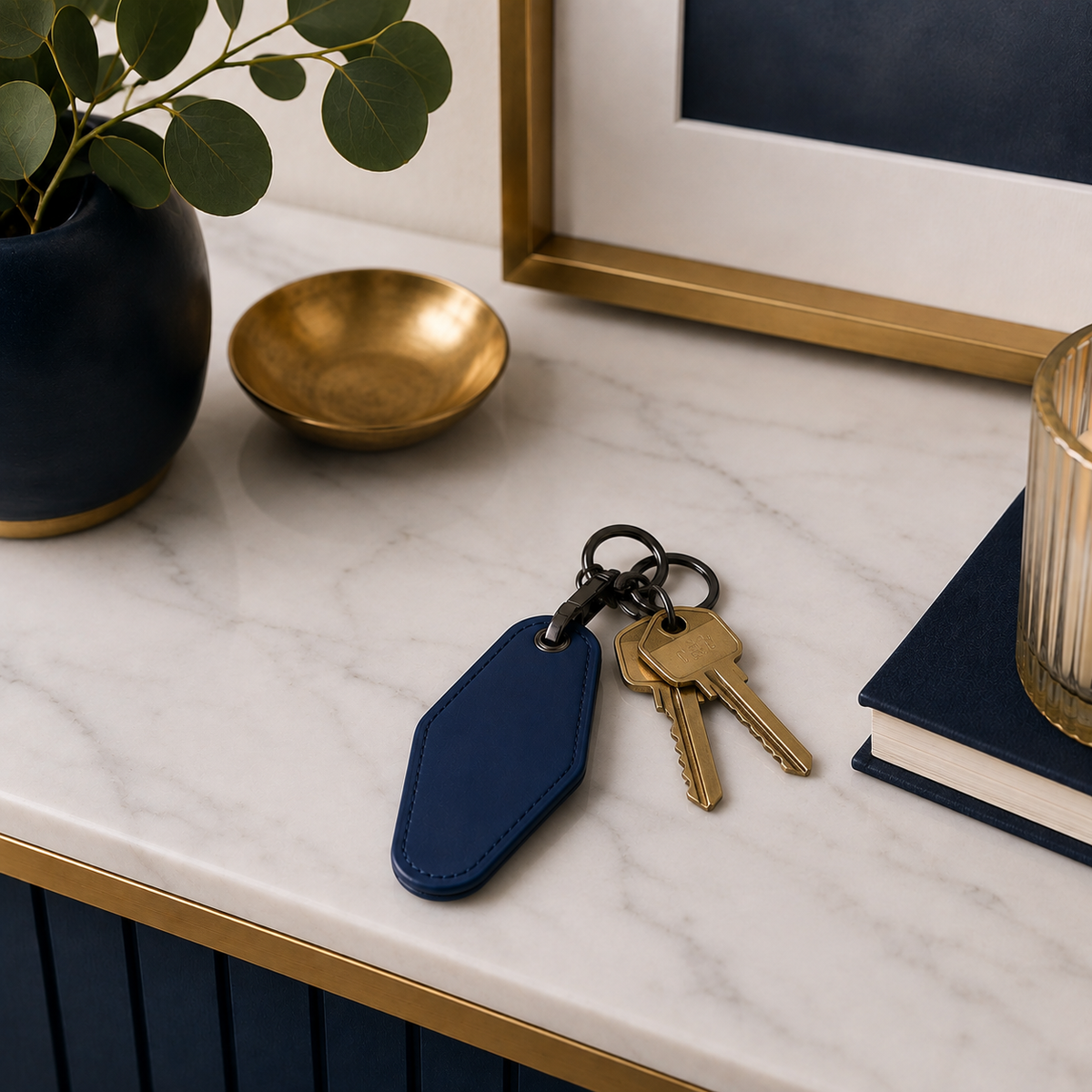 Premium Motel-Style Keychain