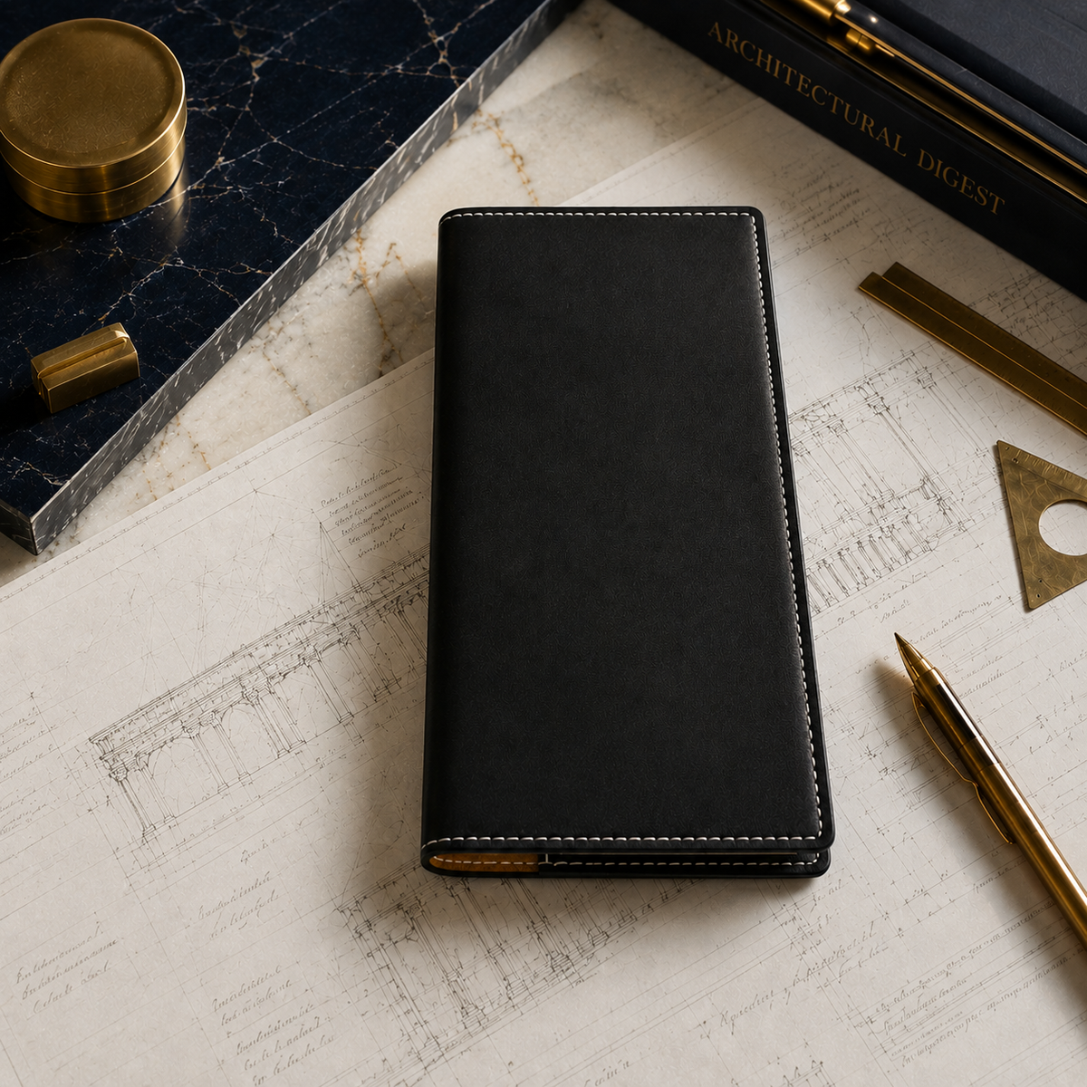 Leatherette Tally Book