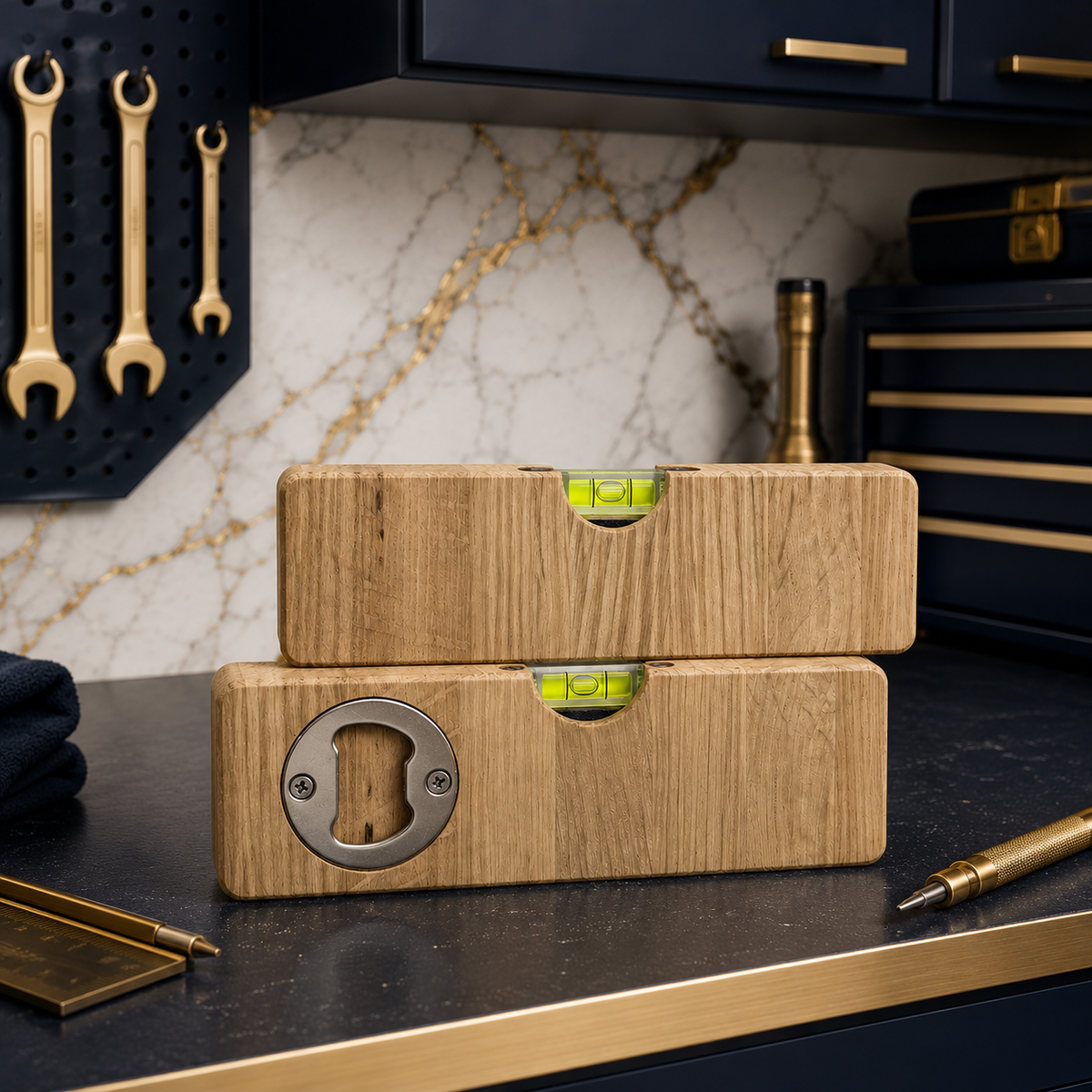 Magnetic Level w/ Bottle Opener