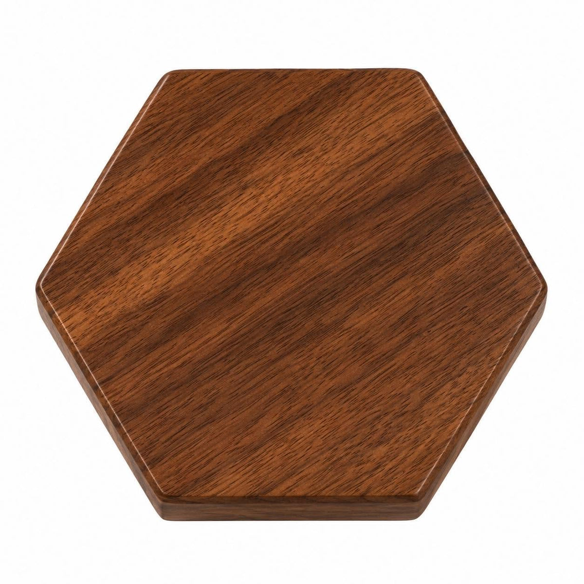 Walnut Ring Box - Hexagon