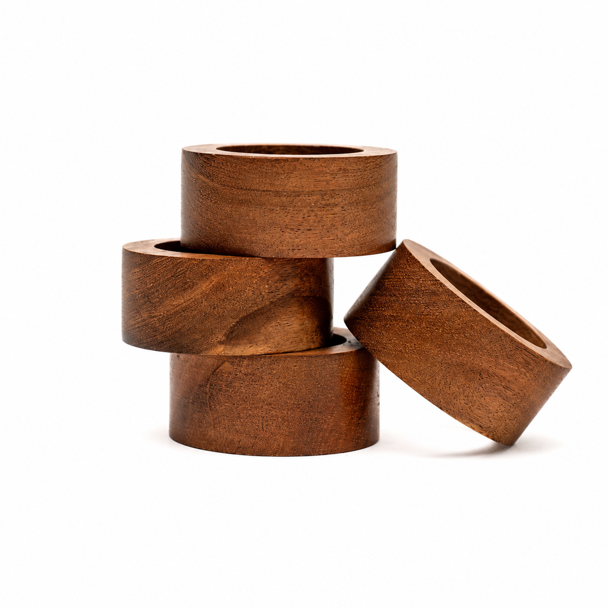 Wooden Napkin Rings (Pack of 4)